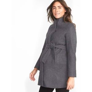 Old Navy maternity funnel neck pea coat